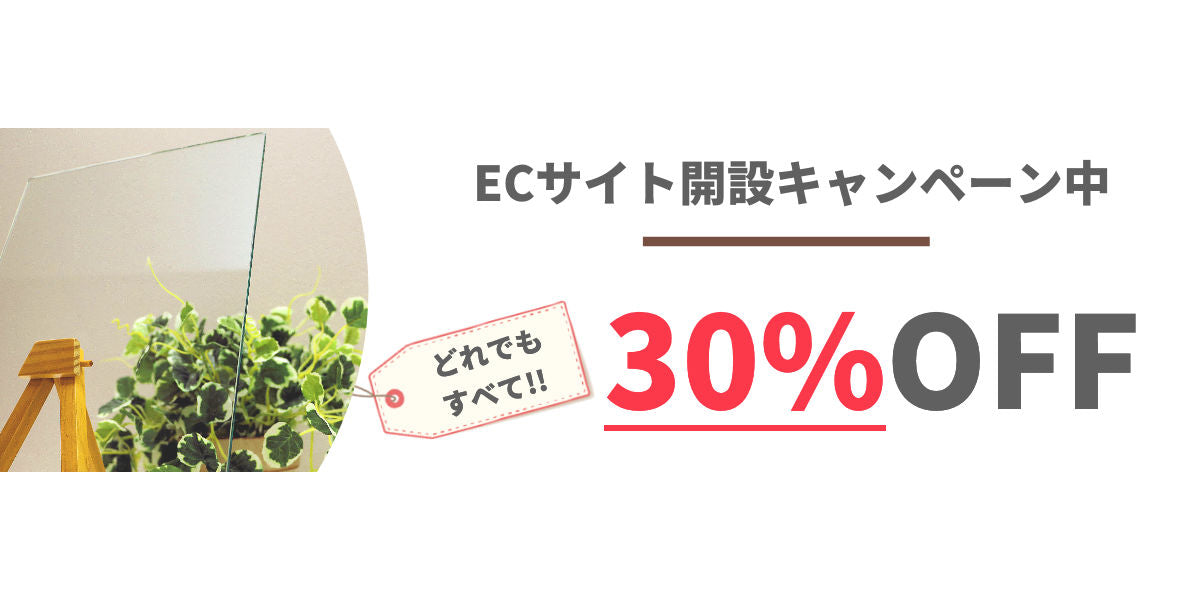 ECサイト開設キャンペーン中